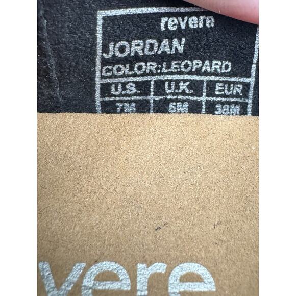 Revere JORDAN Women's Dress Slip On Shoe Leopard US Size 7 Medium NIB - Picture 10 of 11